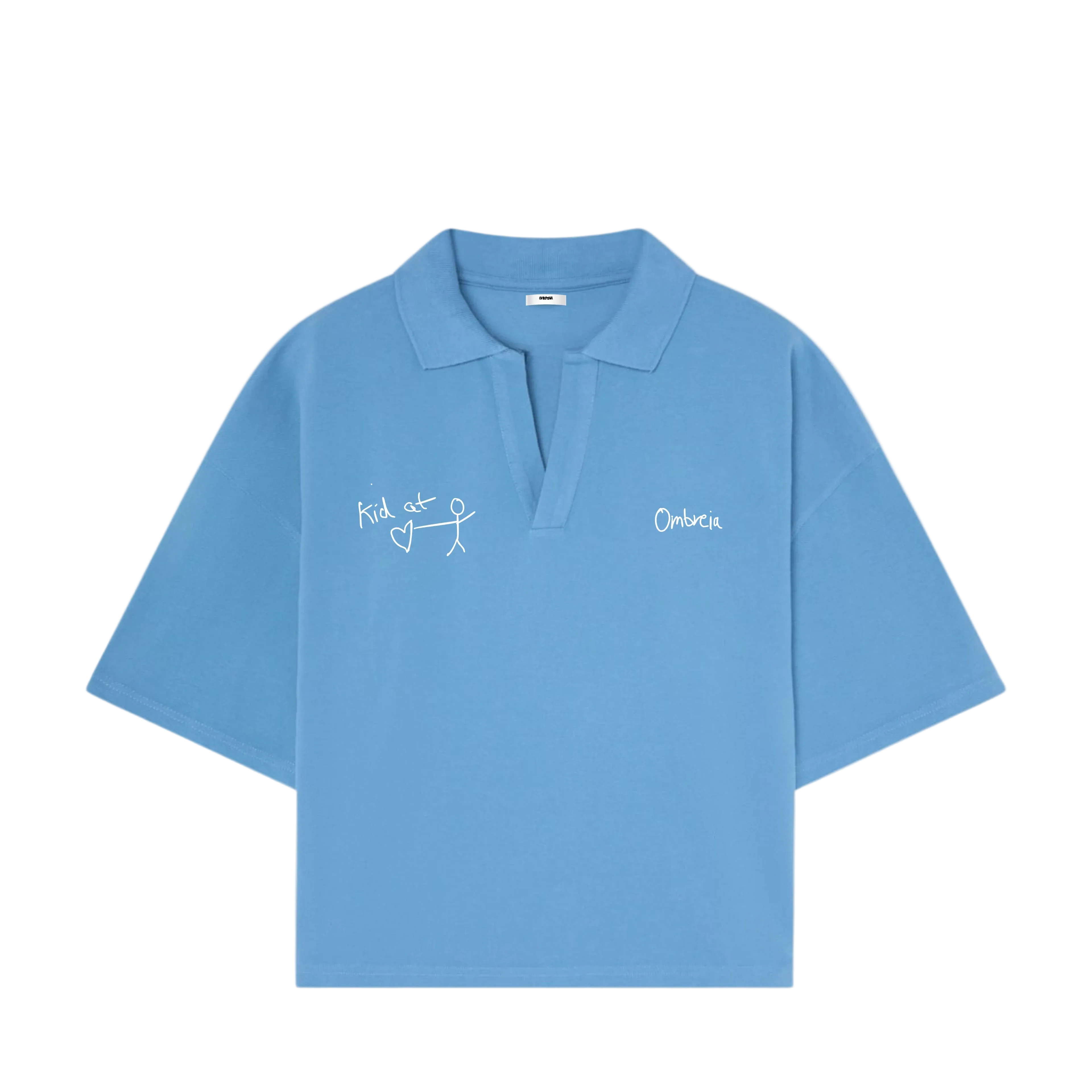 Kid At Heart Boxy Crop Polo