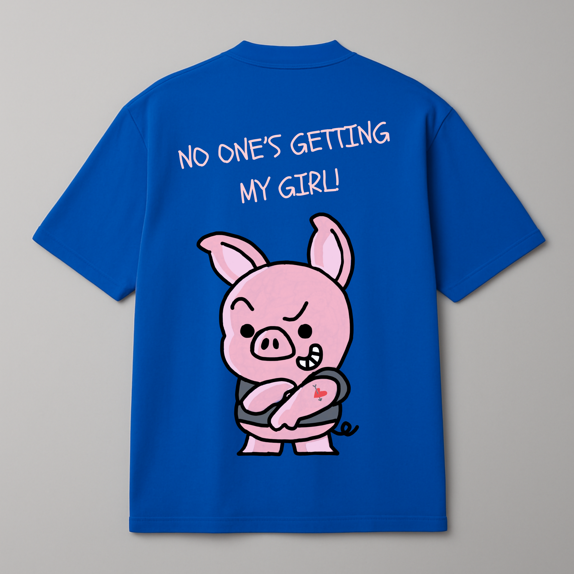 PIG BOYFRIEND oversized t-shirt