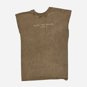 BLUR THE RULES SLEEVELESS oversized