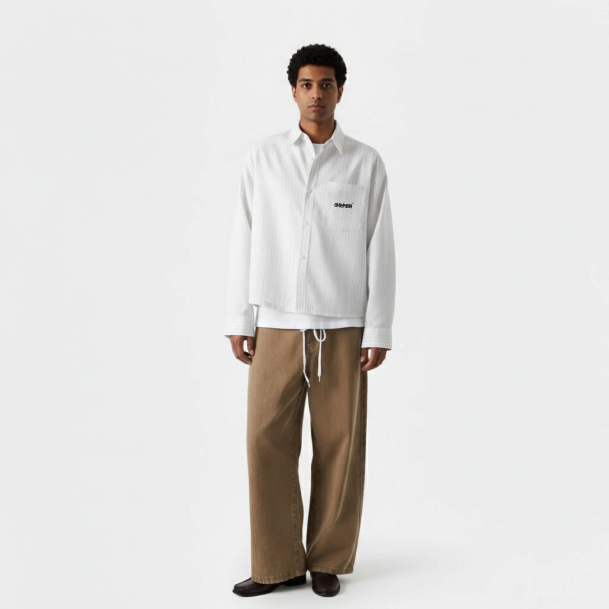 Boxy Cropped Shirt