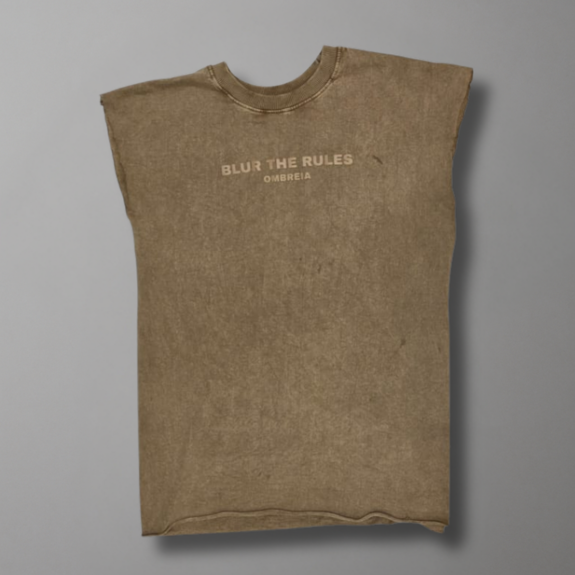 BLUR THE RULES SLEEVELESS oversized