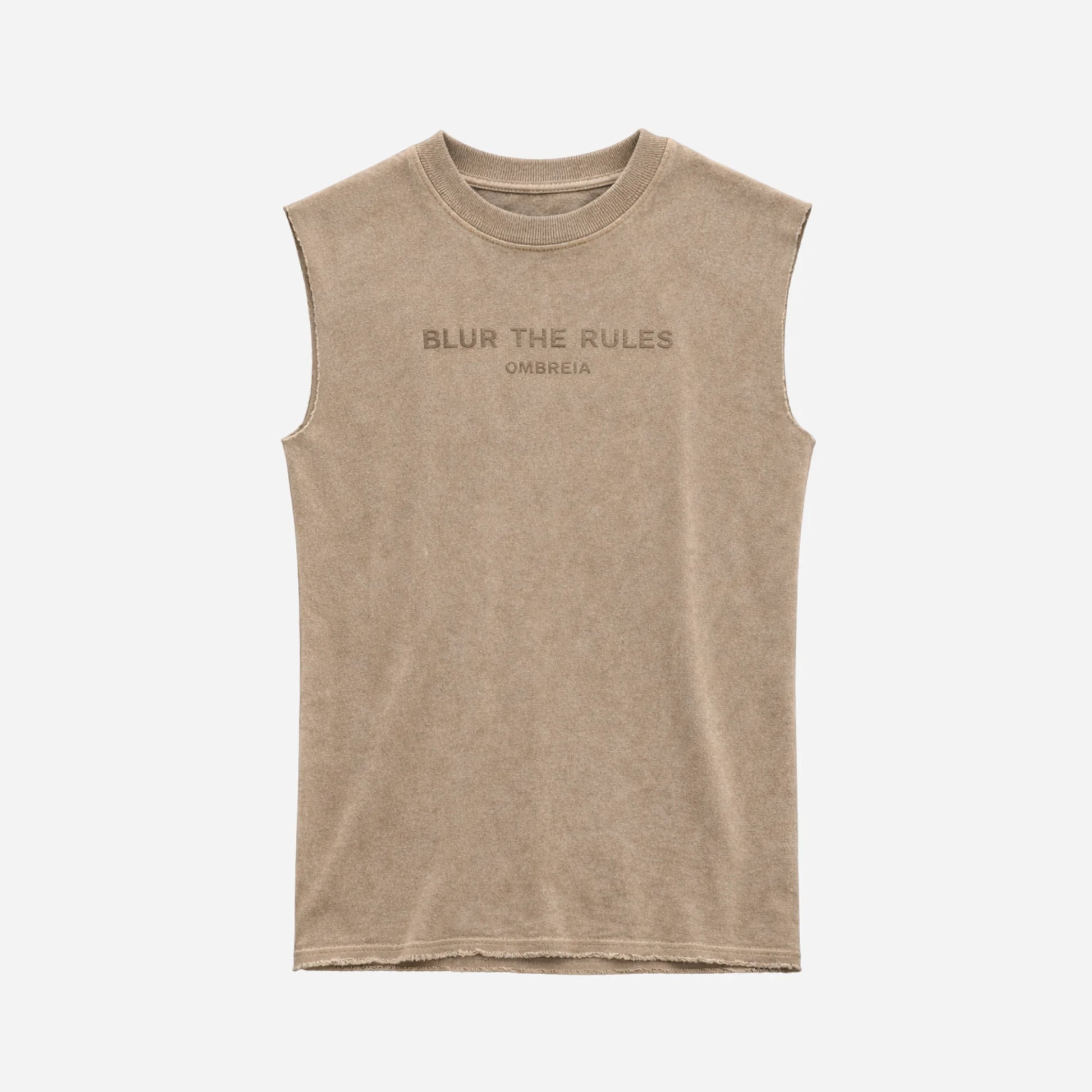 BLUR THE RULES SLEEVELESS oversized