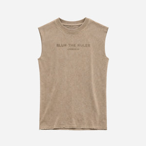 BLUR THE RULES SLEEVELESS oversized