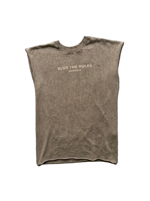 BLUR THE RULES SLEEVELESS T-SHIRT