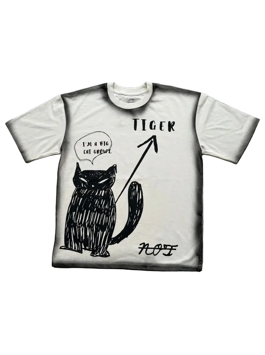 I'M A BIG CAT GROWL OVERSIZED T-SHIRT